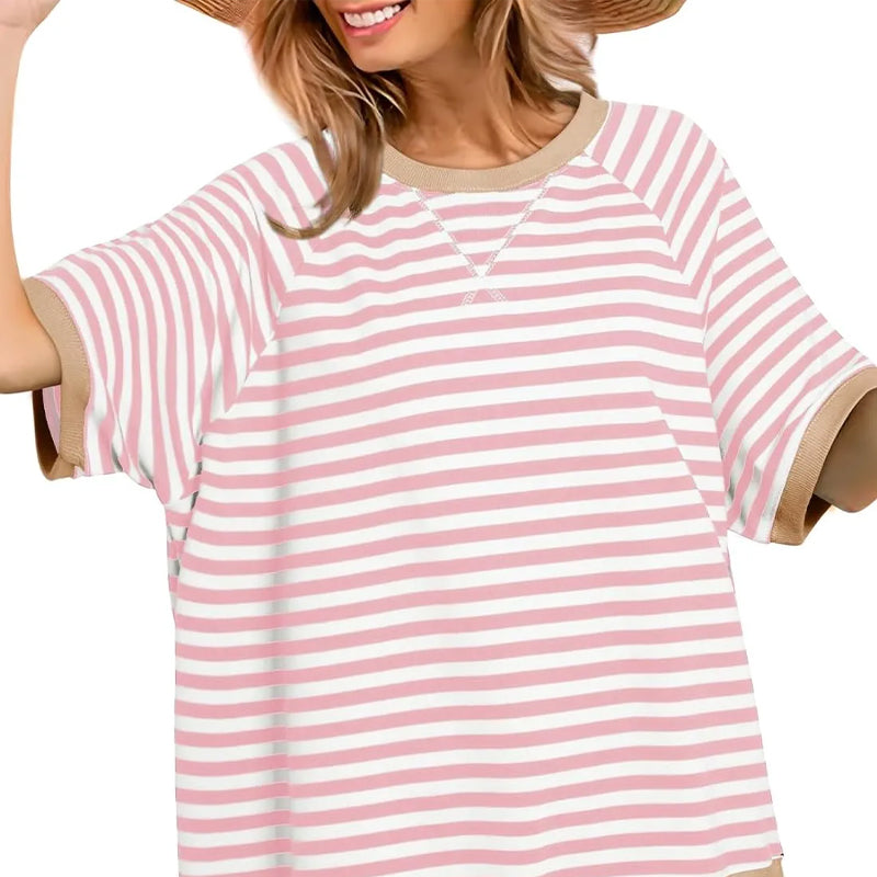 Macey™ | Classic Casual Striped T-Shirt