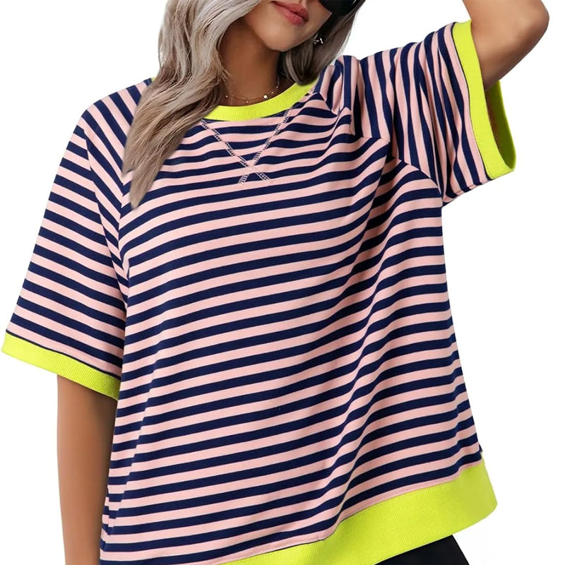 Macey™ | Classic Casual Striped T-Shirt