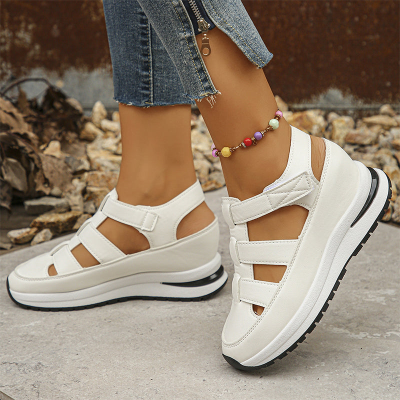 Valerie™ | High Sole-Closed-Toe Sneaker Sandals