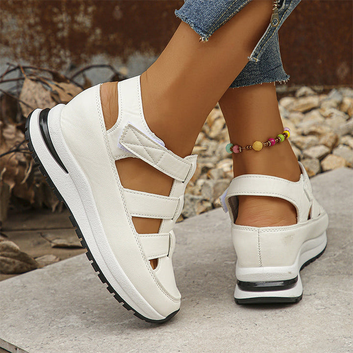 Valerie™ | High Sole-Closed-Toe Sneaker Sandals