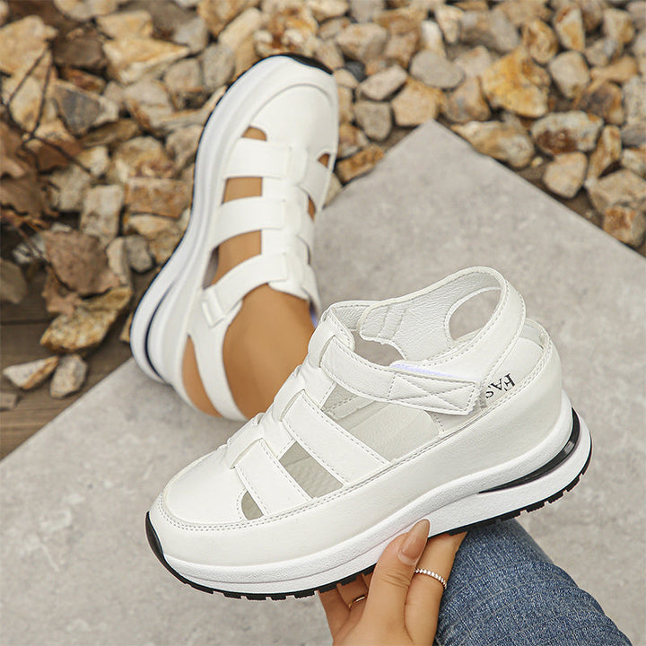 Valerie™ | High Sole-Closed-Toe Sneaker Sandals